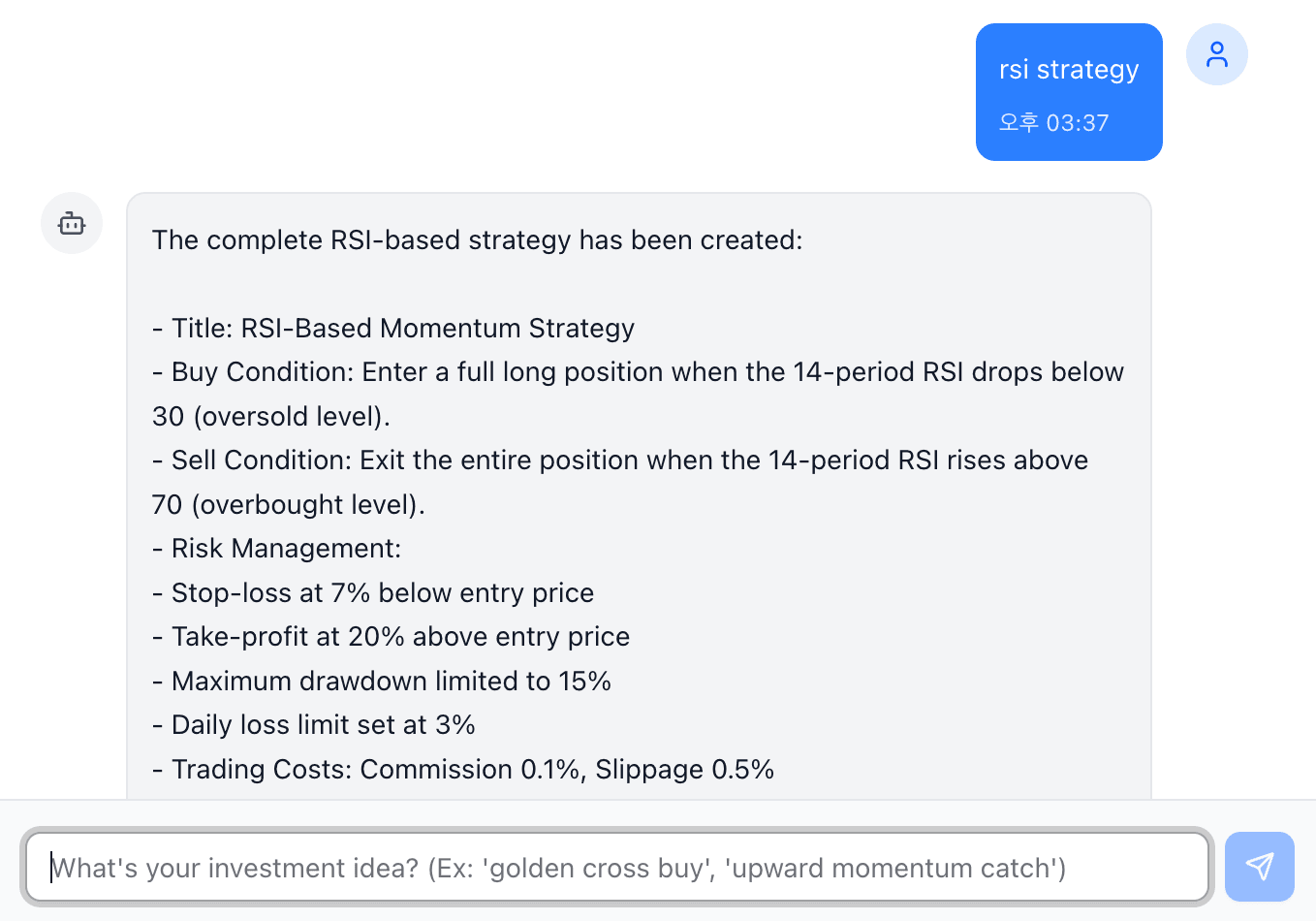 Strategy Creation